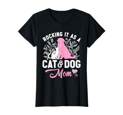 Cat And Dog Mom Gifts For Mother's Day Pet Lovers Furmama T-Shirt