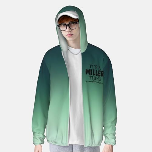 It's A Miller Thing,You Wouldn't Understand Men's Sun Protection Shirts Performance Long Sleeve SPF Uv Shirt,3