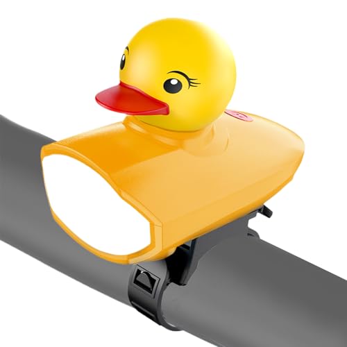 Générique KI4XF6HQQ54J0QVCMCT9 Gelbe Enten-Fahrradhupe mit Licht