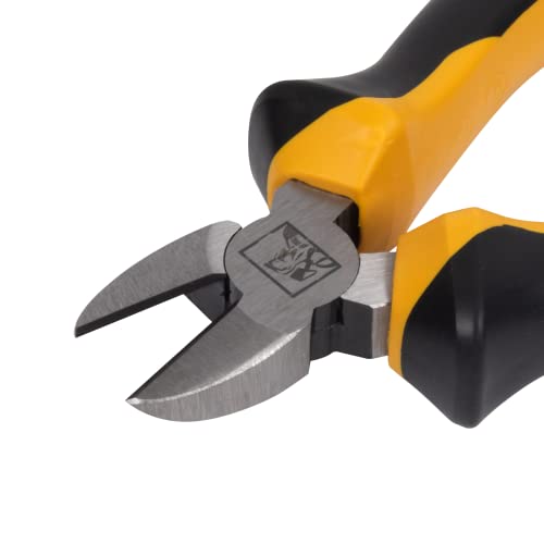 Roughneck ROU10126 Side/Diagonal Cutter 200mm/8", Yellow - Image 2