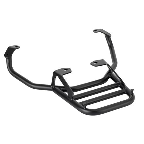 Porte-sacs de moto noir et plaque support arrière pour Piaggio MP3 300