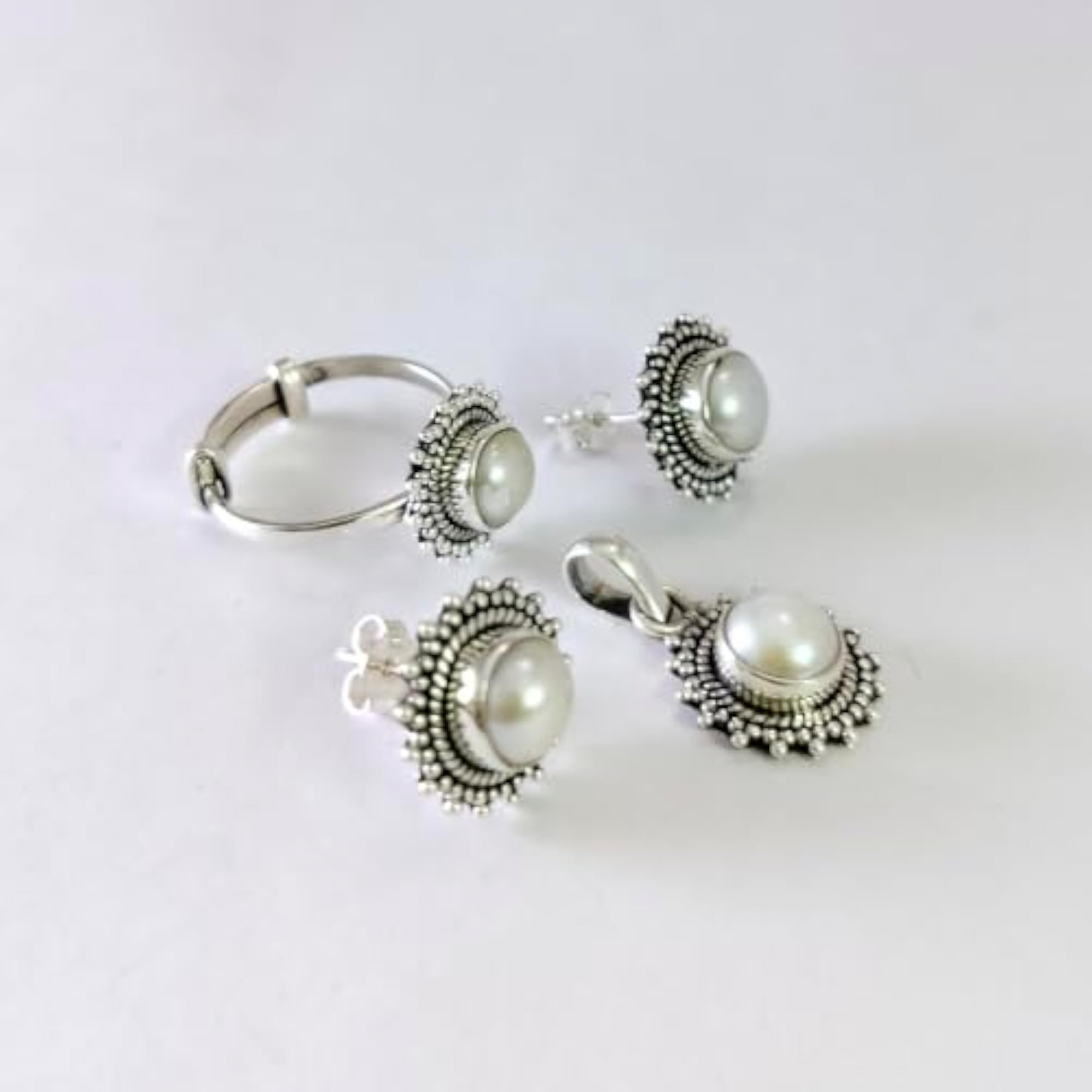 Round Shape Pendant Set with Multiple Gemstones in 925 Sterling Silver
