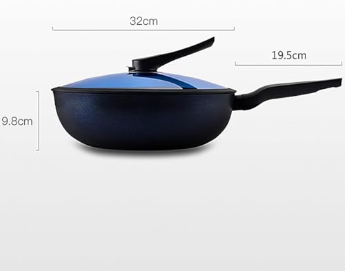Wok antiadherente con tapa de vidrio y mango miniatura 5