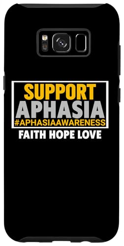 Galaxy S8+ Aphasia Awareness T-Shirt Support Aphasia Awareness Ribbon Case