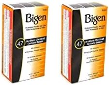 Bigen Powder Hair Color #47 Medium Chestnut 0.21oz (2 Pack)