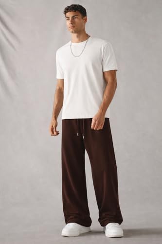 Image of Rockwell Men's Baggy Sweatpants | Cotton Terry Relaxed Fit Joggers for Men | Oversized Streetwear Track Pants | Casual Gym & Everyday Wear| 027