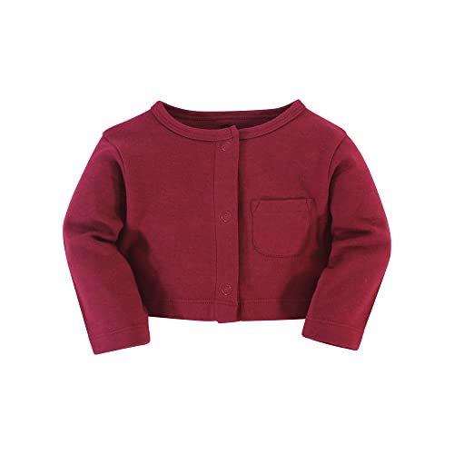 Image of Hudson Baby Girls' Cotton Dress and Cardigan Set
