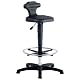 Bürostuhl ohne Rollen Bimos 9419-2000 Stehhilfe Flex 3 schwarz