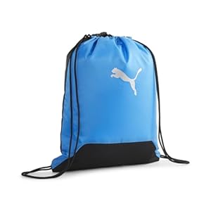 Sac de Sport Puma teamGOAL, Unisexe, Bleu Électrique Citronné et Noir