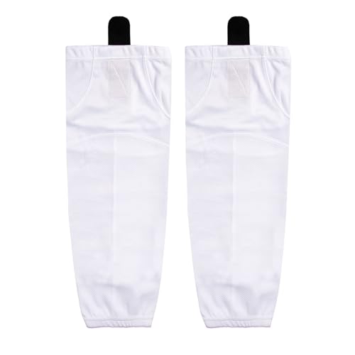 Ice Hockey Socks for Adult (White M)