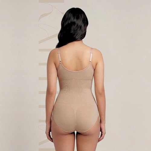 Image of Kaththai Women's Shapewear Tummy Control Bodysuit Seamless Sculpting Shaper Tank Top Body Suit & Snatched Waist Body Shaper Suit Thong or Brief