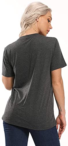 Calvin Fun Fact l Don't Care Letter Print T-Shirt for Women Funny Sayings Graphic Tees3