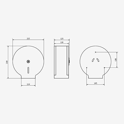 Jofel AE23200 - Toilettenpapierhalter Smart Inox satiniert, Edelstahl