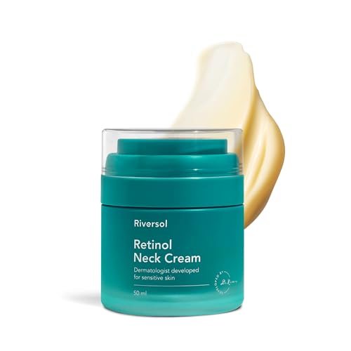 Riversol Neck Cream for Women Over 50 | Tightening, Firming & Turkey Neck Treatment | Reduces...