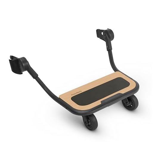 UPPAbaby PiggyBack Ride-Along Board for Vista and Vista V2 Strollers / Quick Attachment for Children to Stand + Stroll / 55 lbs. Weight Capacity