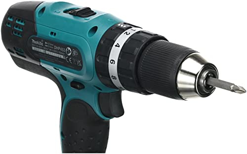 Makita Akku-Schlagbohrschrauber 18 V inklusive 2 Akkus 1,5 Ah und Ladegerät im Makpac, DHP453RYJ – Bild 4