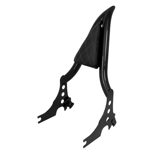 Dossier passager moto amovible noir pour Sportster XL 883 1200 2004-2022