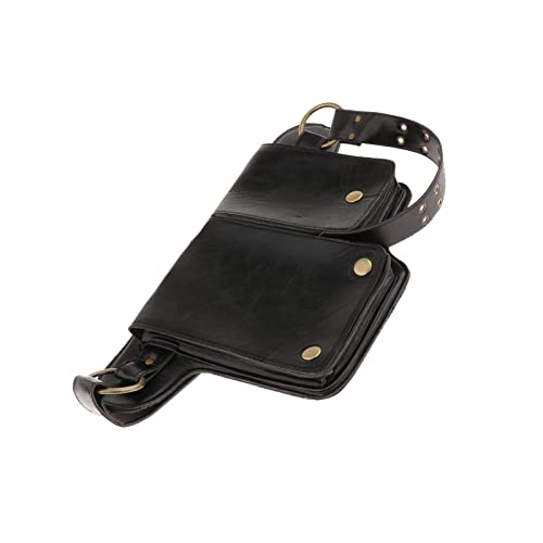 Vaveren Bolsa de cintura medieval bolsa fannypack estilo vintage bolsa de cintura portátil bolso fan