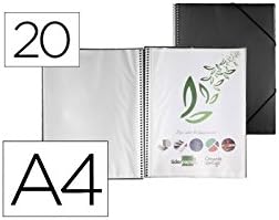 Liderpapel EC30 A4 Spiral Display Book - Black