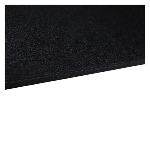 Tapis de tableau de bord voiture en polyester noir premium pour conduite gauche