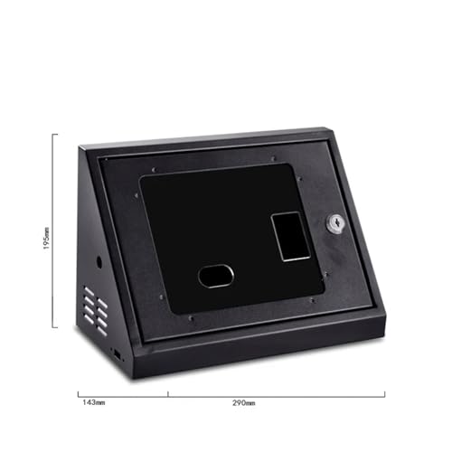 Machine de présence de temps UF100 pointeuse biométrique avec boîte de protection d'horloge - 4