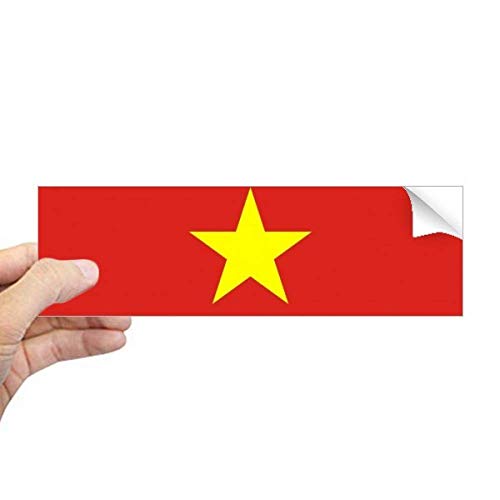 Bandera de Vietnam adhesiva rectangular para decoración y proyectos manuales