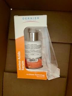 Dernier Cosmetics Dernier Amino Acids and Vitamin B5 Face Serum – Anti-Aging Night Serum Collagen for Women & Men Hydrating Revitalizing Improves Skin Firmness Elasticity Laxity Thickness and Reduces Wrinkles (1 fl oz)