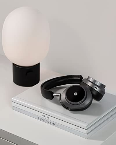 Image of MASTER & DYNAMIC MW75 Active Noise-Cancelling (ANC) Wireless Headphones n Bluetooth Over-Ear Headphones with Mic, Gunmetal /Black Leather