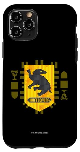 Coque Poufsouffle iPhone 11 Pro Harry Potter Etui Coque de Telephone Abstrait