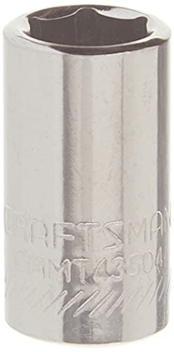 Image of CRAFTSMAN Shallow Socket, Metric, 1 /4-Inch Drive, 8mm, 6-Point (CMMT43504)