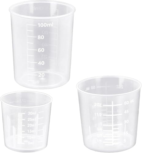 Versatile 3-Pack Measuring Cup Set - Heat and Cold Resistant for All Recipes