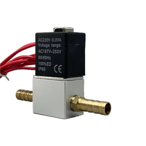 Vanne pneumatique NC 24V à commutation rapide et raccordement direct 4mm