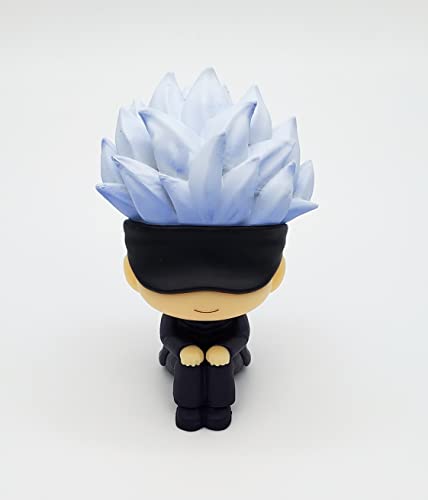 ZELONG | Jujutsu Kaisen Figure Gojo Satoru | Itadori Yuji Figure | Megumi Fushiguro Figure | Nobara Kugisaki Figure | Anime Fan Collection Model Statue Toy Gifts 3.54" (Gojo Satoru B)