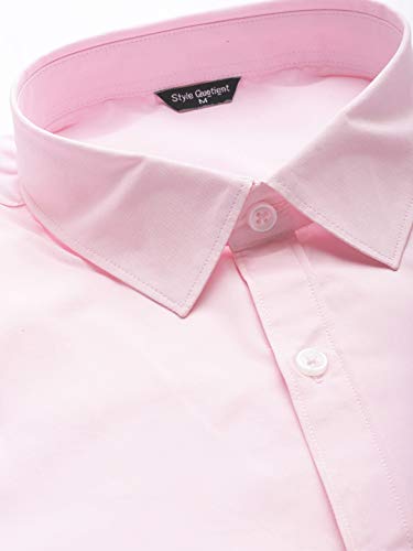 Image of Style Quotient Men Black Solid Casual Regular Fit Shirt