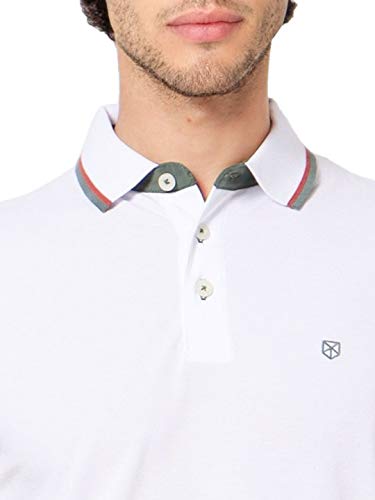 Image of JACK & JONES Men's Solid Slim fit Polo