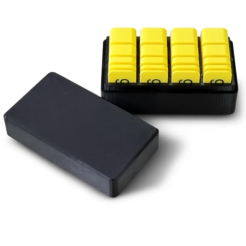 20Pcs Premium Woodworking Setup Blocks Set with Storage Case - Precision Spacer Gauge Blocks for Table Saw Router and Woodshop Essentials - Durable Carpentry Tools for Accurate Measurement