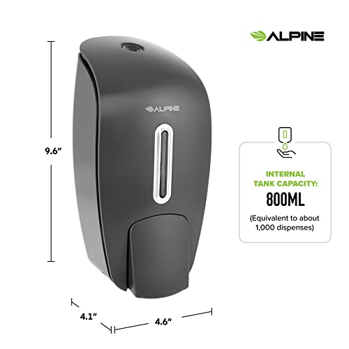 Alpine Industries 425-Gry Sanitizer Dispenser, Natural #TOP4