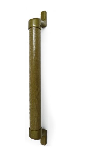 シロクマ スリムディンプル手すり 400mm AG・ライトオーク BR-596