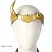 Supervillain Crown Horns Halloween Mask Cosplay, Masquerade Sylvie Costume Accessories Prop (Sylvie Horns)