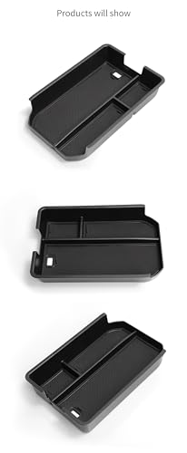 Rangement console arrière Prado 2024 boîte silicone premium noire