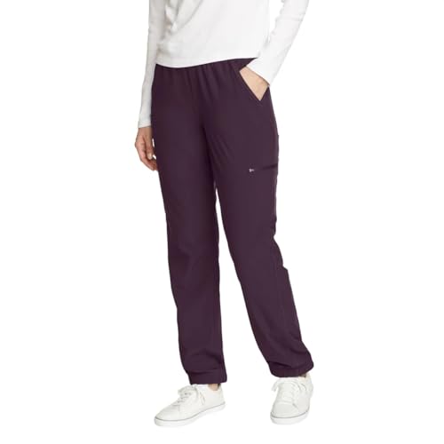 Eddie Bauer Women's Fleece Lined Pants, StormRepel® & UPF 50+, Functional Pockets, Purple, 14