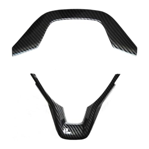 Image of Print Interior Steering Wheel Cover Trim Decals Emblem Sticker for Honda Accord 10th Gen 2018-2022 (Carbon Fiber)