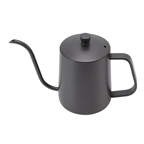 MáQuina de Café, MáQuina de Café, Pico de Acero Inoxidable en Forma de S, Superficie Interior Cepillada Negra para Uso…