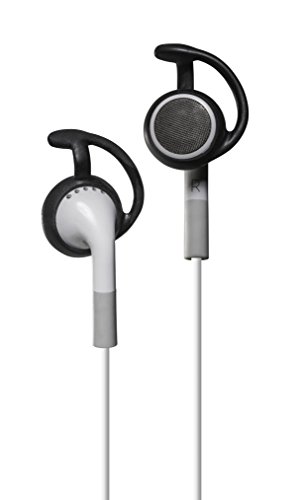 EarLocks for round earbuds – Compatible with iPhone 3G/4S, Skullcandy, JVC and other circular earbuds, Black