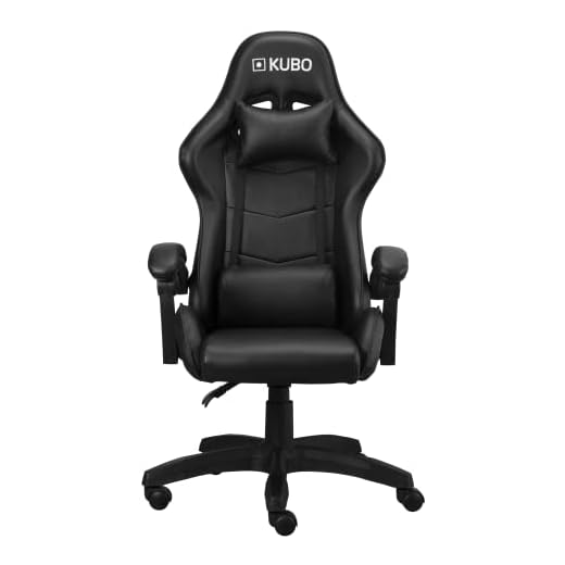 KUBO Silla de Gaming Ergonómica, Nailon, Negro, One Size