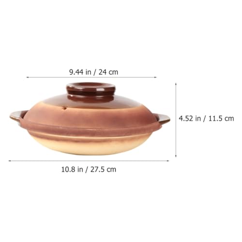 Pot en terre cuite d'exception de 900 ml aux finitions soignées - 3