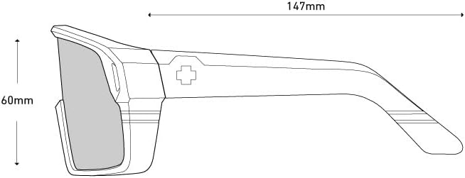 SPY Optic Monolith, Cylindrical Shield Sunglasses, Color and Contrast Enhancing Lenses - Image 8