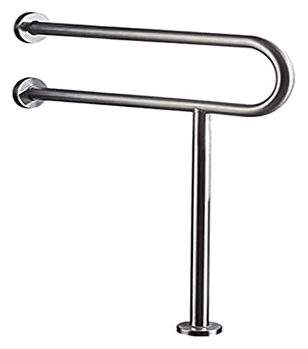 Barre d'appui de sécurité toilettes en U inox 304 mat antidérapant