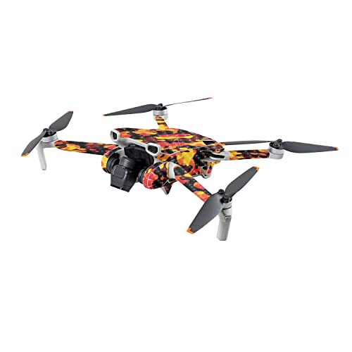 Image of MightySkins Carbon Fiber Skin Compatible with DJI Mini 3 - Warm Modern Camo | Protective, Durable Textured Carbon Fiber Finish | Easy to Apply