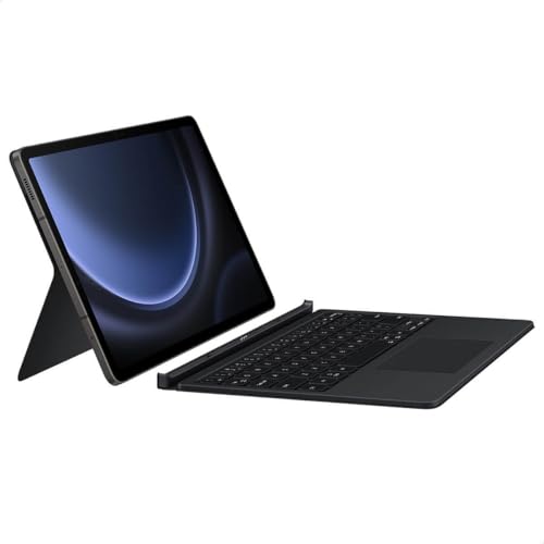 Image of Samsung Galaxy Official Slim Book Cover Keyboard for Tab S9, Black